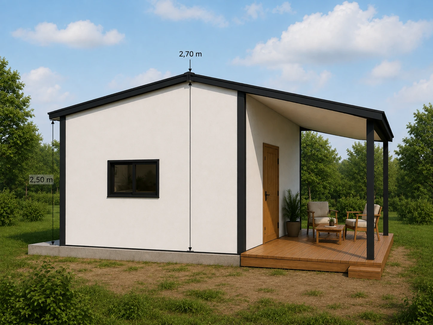 Buena Vida kompaktes Haus mit überdachter Terrasse